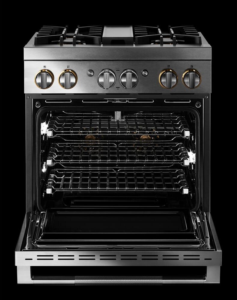 JennAir JDRP430HL 30 Inch Dual Fuel Smart Range with 4 Burners, 4.1 cu. ft. Oven Capacity