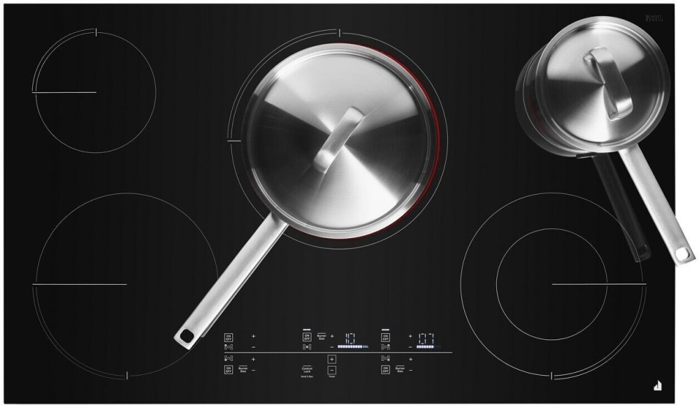 JennAir JEC4536KB 36 Inch Electric Cooktop with 5 Elements, Oblivion