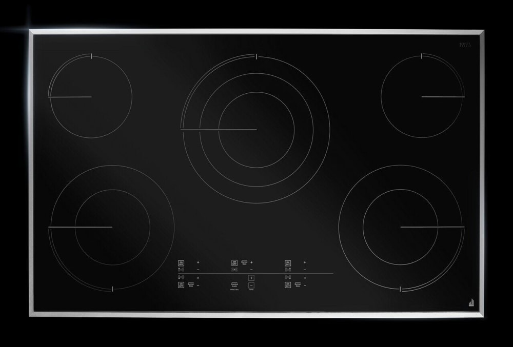 JennAir JEC4536KS 36 Inch Electric Cooktop with 5 Elements, Oblivion