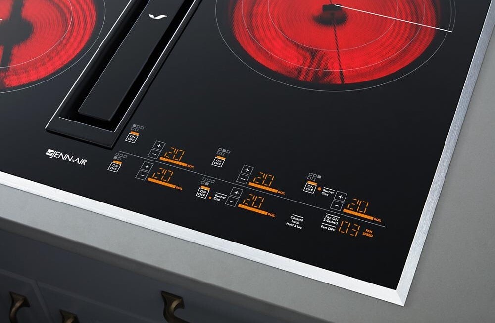JennAir JED4536KB 36 Inch Electric Cooktop with 5 Element Burners