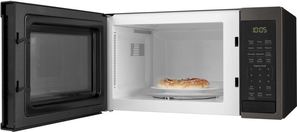 GE JES1095BMTS 0.9 cu. ft. Countertop Microwave Oven with Convenience Ge 0.9 Cu. Ft. Countertop Microwave In Stainless Steel