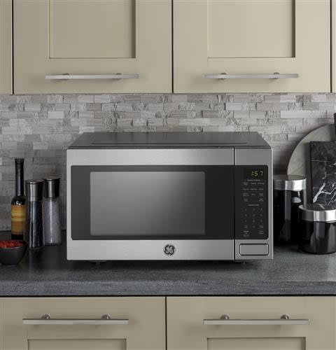 Ge Jes1657smss 1 6 Cu Ft Countertop Microwave Oven With 1 150