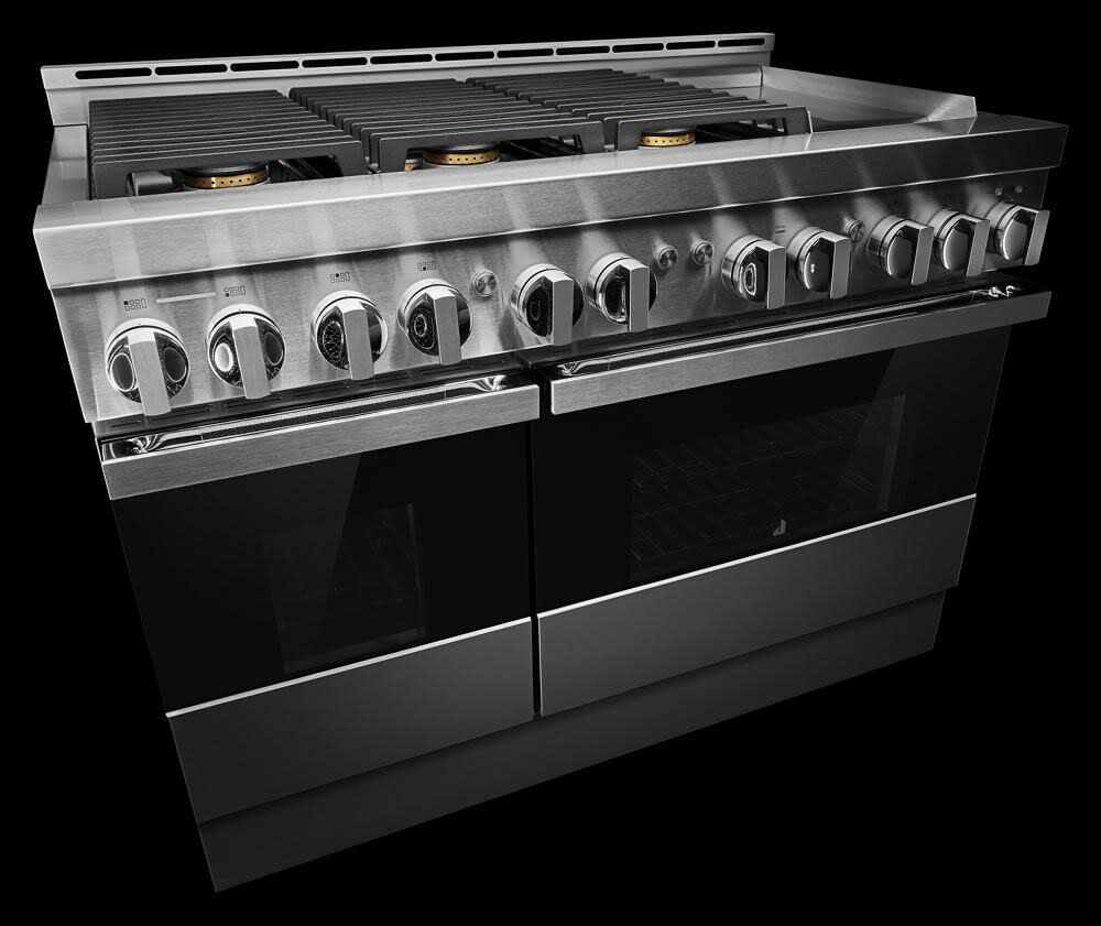 JennAir JGRP548HM 48 Inch Smart ProStyle Gas Range with WiFi, DualStacked Sealed PowerBurners