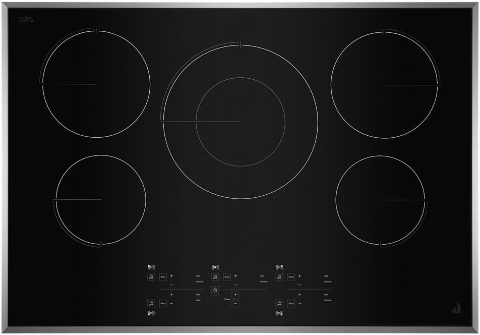 JennAir JIC4530KS 30 Inch Induction Cooktop with 5 Cooking Element