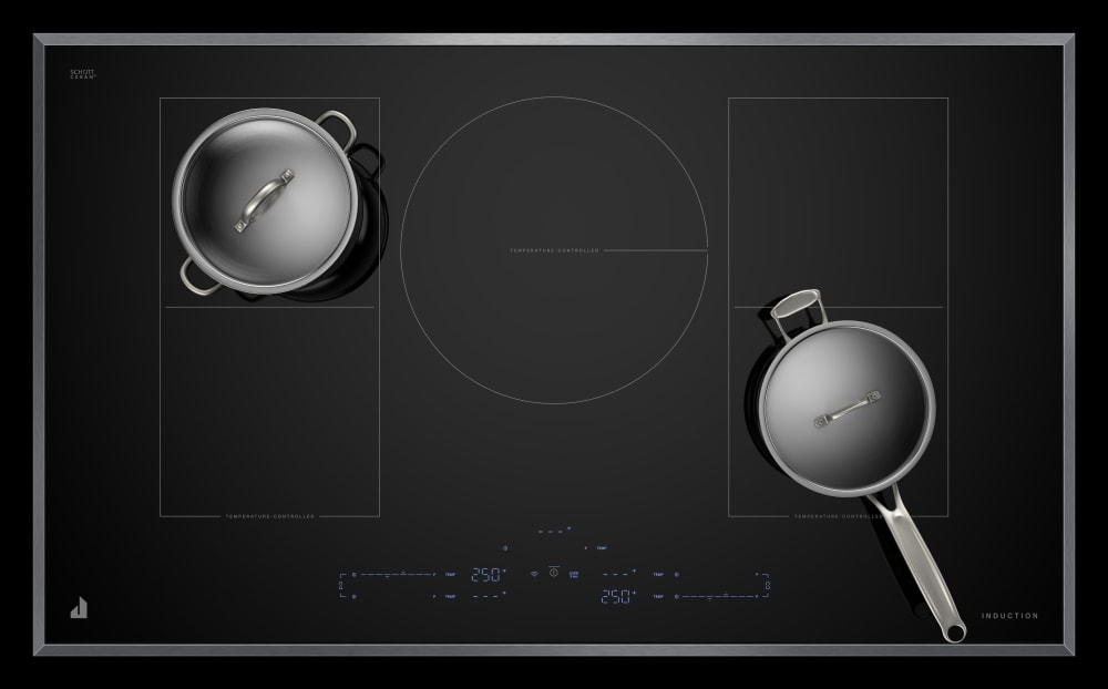 JennAir JICT736SS 36 Inch Induction Smart Cooktop with 5 Elements