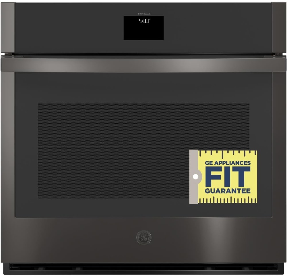 Ge Jts5000bnts 30 Inch Built In Convection Single Wall Oven With Wifi Connect True European Convection Fit Guarantee 8 Pass Broil Element Self Clean Heavy Duty Roller Rack Electronic Clock And Kitchen Timer 10 Pass Bake Element