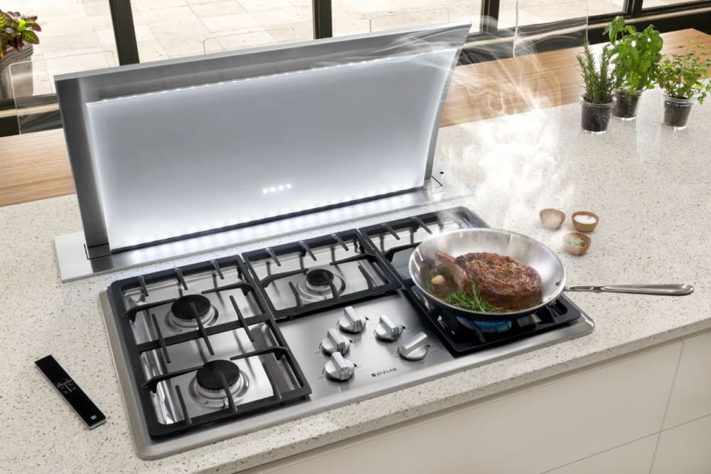 JennAir JXD7836BS 36 Inch Downdraft Range Hood with 4Speeds, 1200 CFM