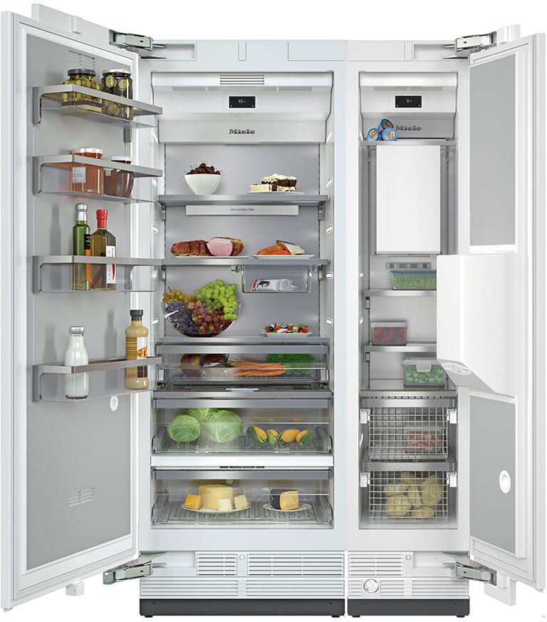 Miele MIREFFR23 SidebySide Column Refrigerator & Freezer Set with 30