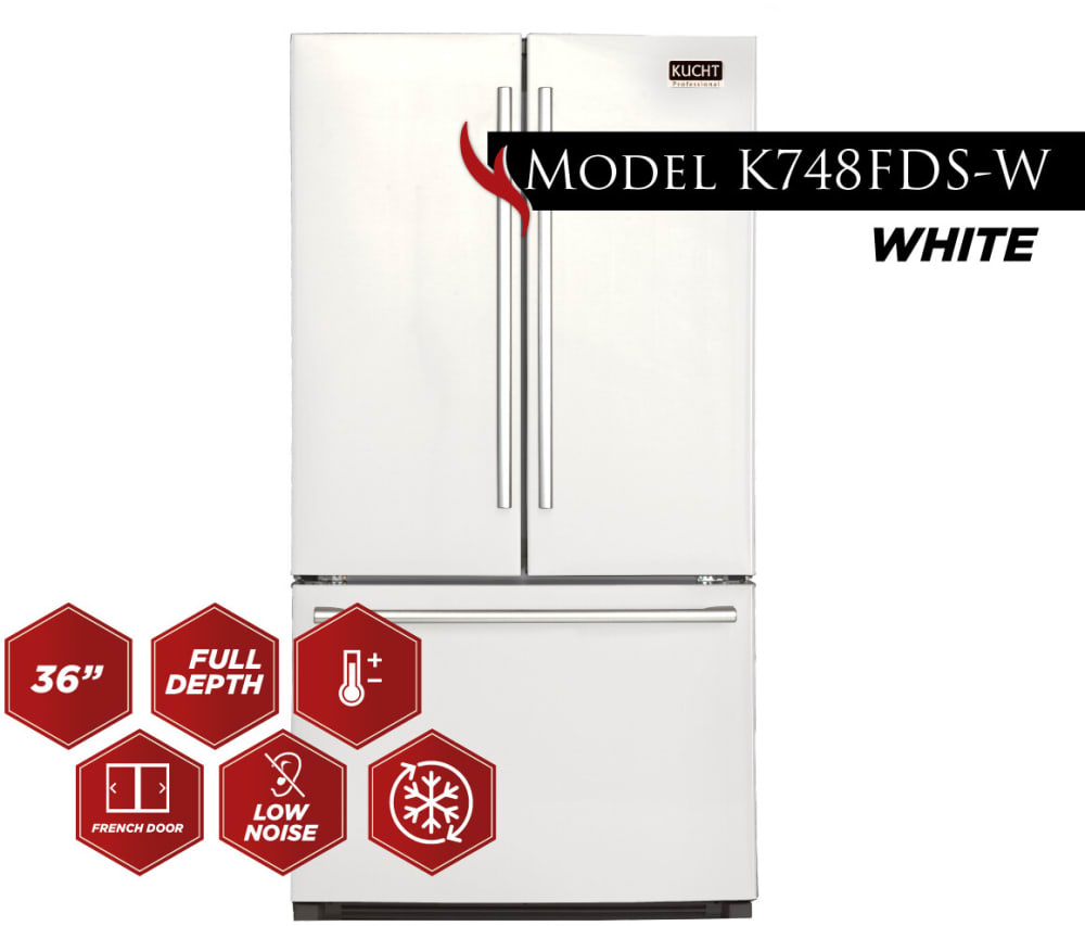 Kucht Professional K748FDSW 36 Inch Freestanding French Door