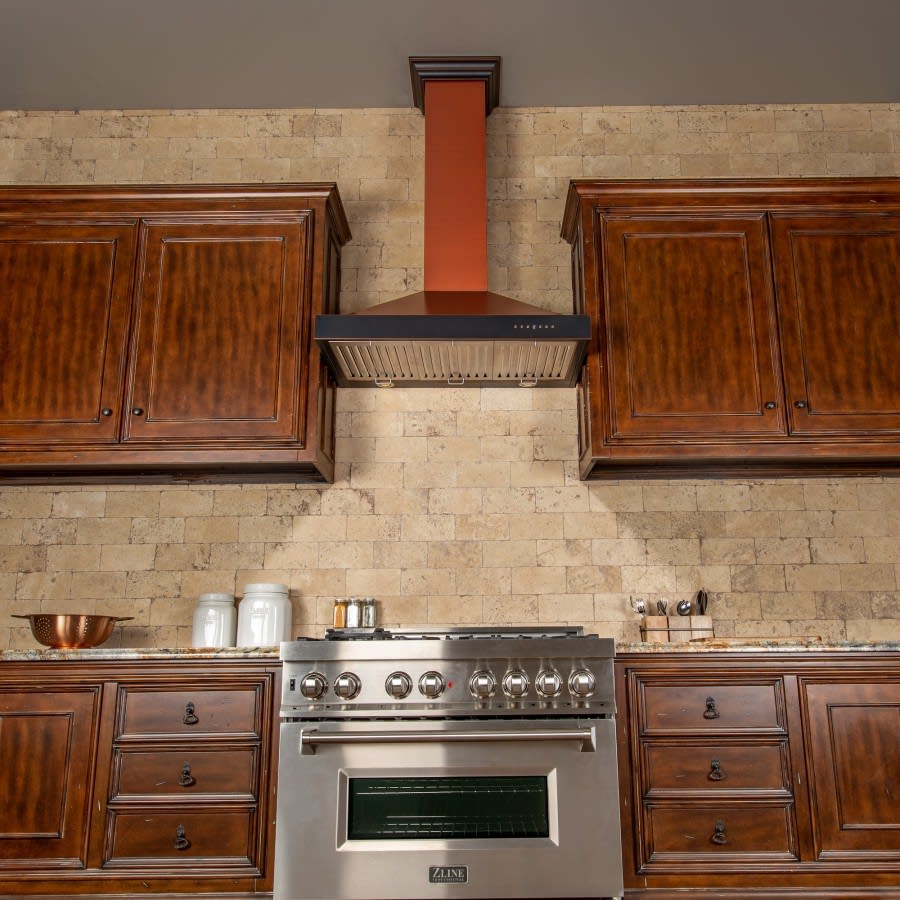 ZLINE KB2CBXXX30 Designer Series Copper Wall Mount Convertible