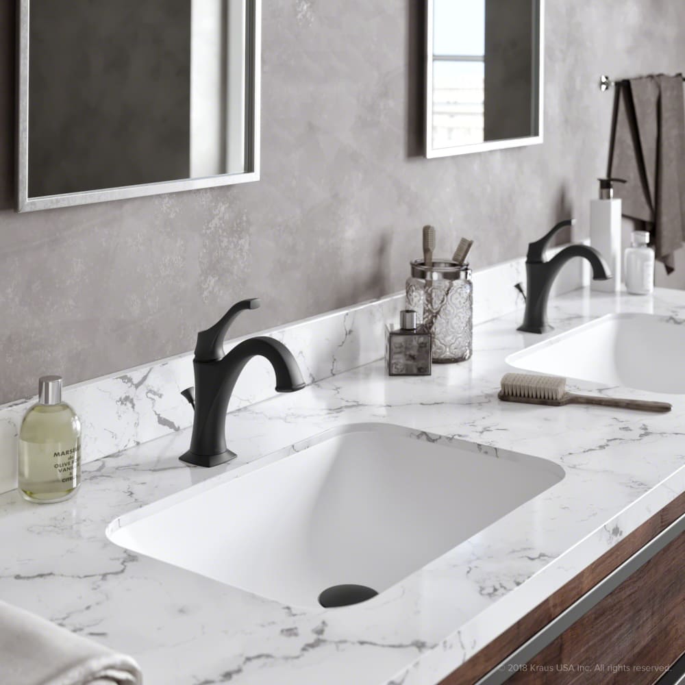 Kraus KBF1201MB Single Handle Bathroom Basin Faucet with RustResistant