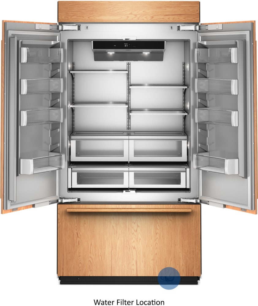 KitchenAid KBFN542TPA 42 Inch Panel Ready Built-In French Door