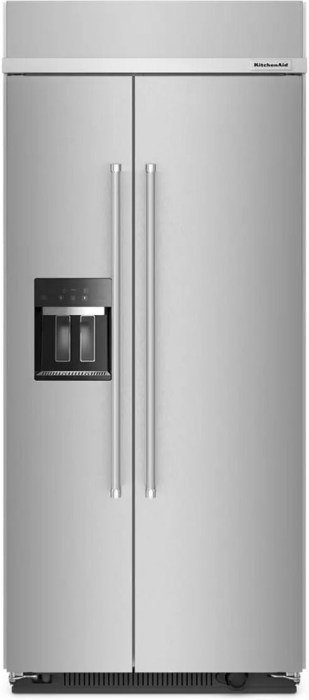 KitchenAid KBSD706MPS 36 Inch Built-In Side-by-Side Refrigerator