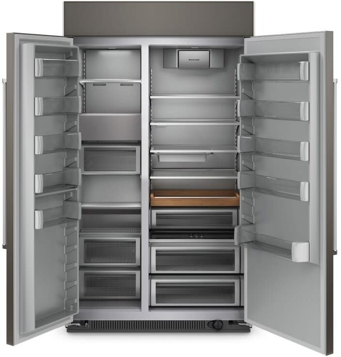 KitchenAid KBSN708MPA 48 Inch Built-In Side-by-Side Refrigerator