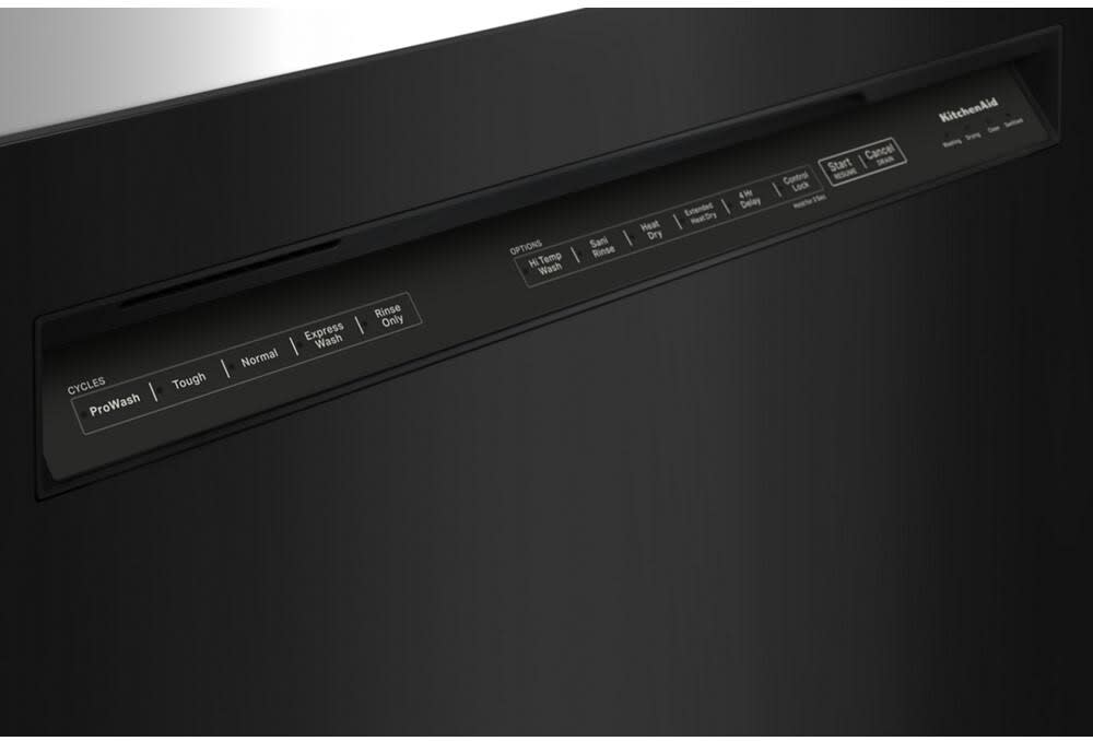 KitchenAid KDFE104KBL 24 Inch Full Console Dishwasher with 12 Place