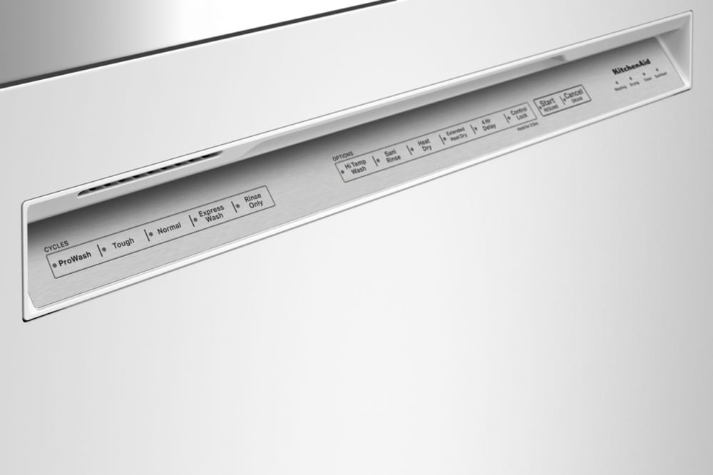 KitchenAid KDFE104KWH 24 Inch Full Console Dishwasher with 12 Place