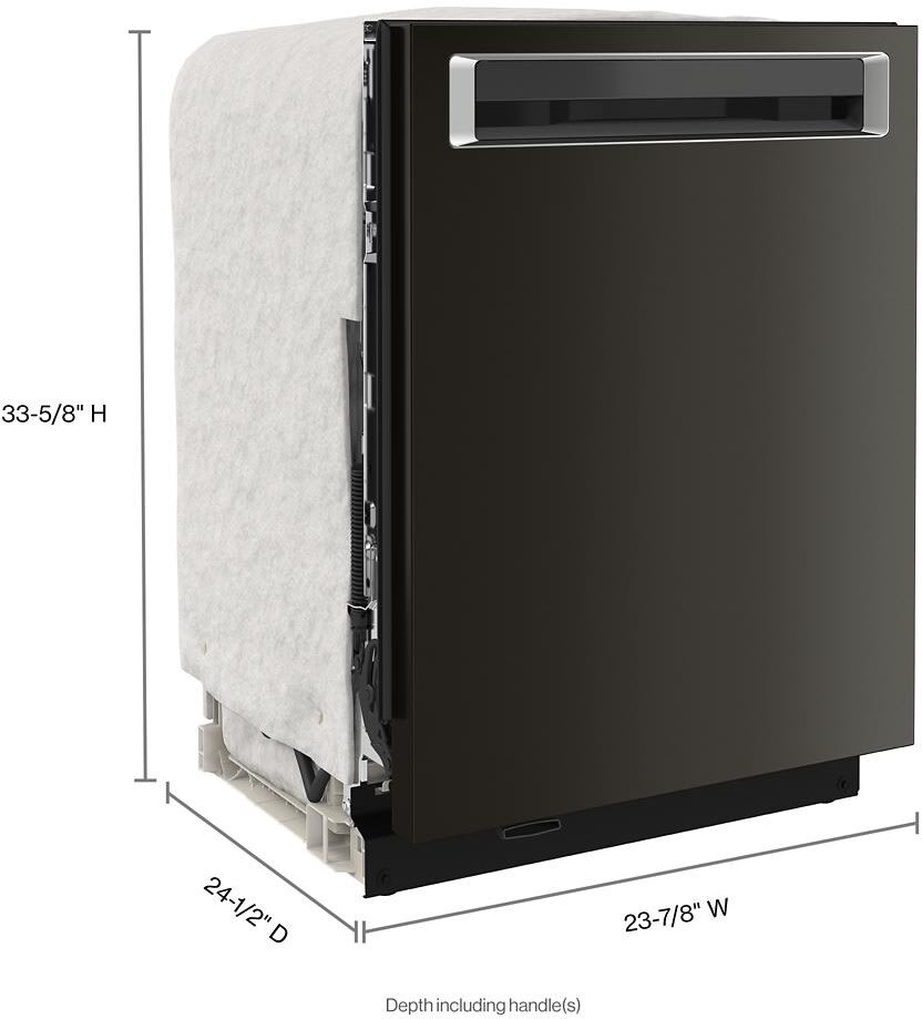 KitchenAid KDPM804KBS 24 Inch Fully Integrated Dishwasher with 16 Place