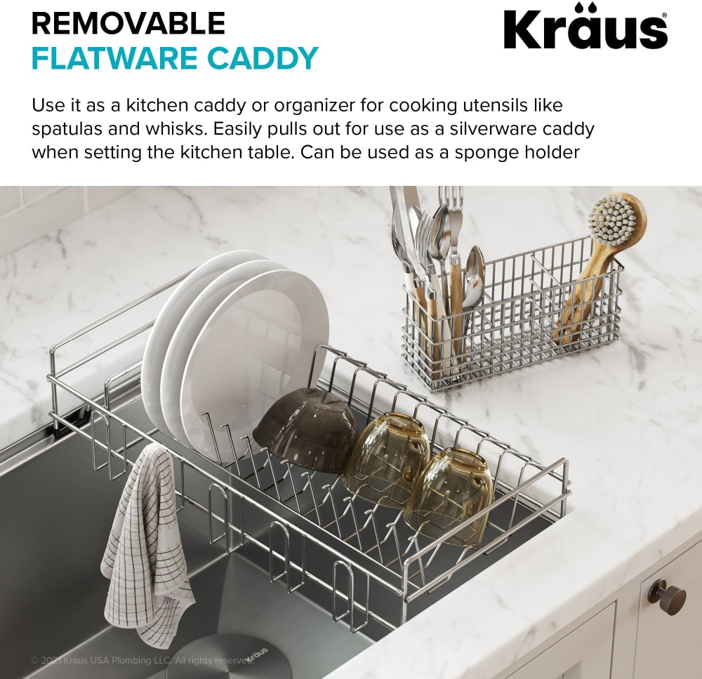 Kraus sink drying rack sale