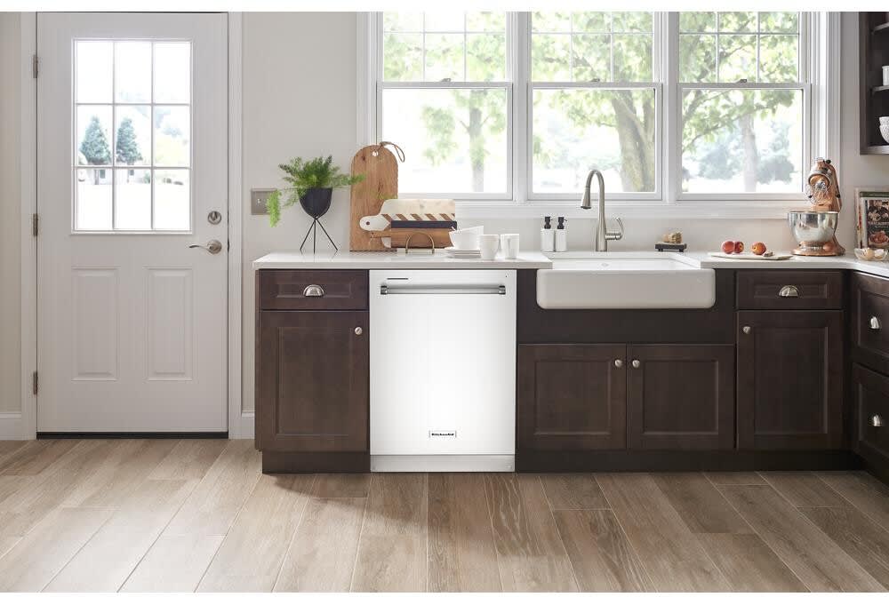 KitchenAid KDTE204KWH 24 Inch Fully Integrated Dishwasher with 13 Place