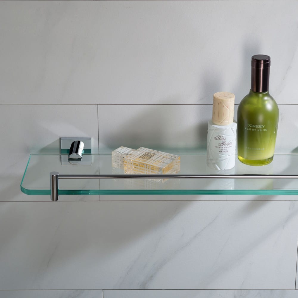 18 glass 2025 bathroom shelf