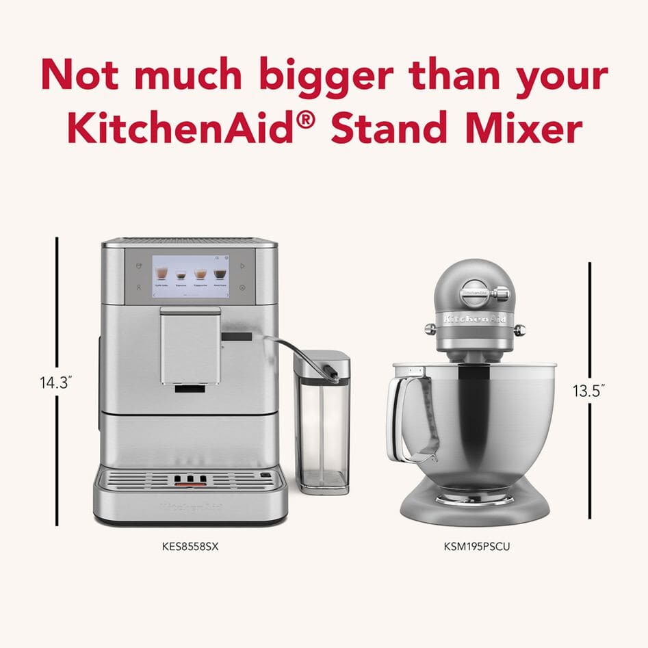 KitchenAid KES8558SX Fully Automatic Espresso Machine KF8 with 5
