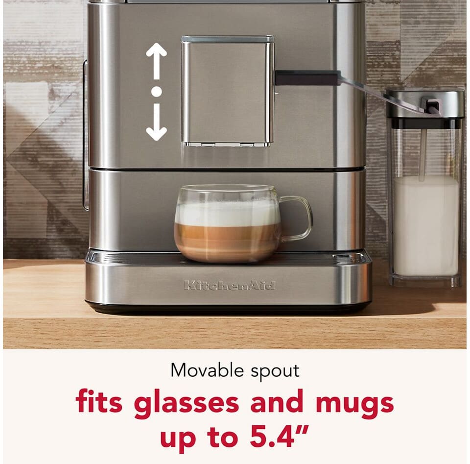 KitchenAid KES8558SX Fully Automatic Espresso Machine KF8 with 5