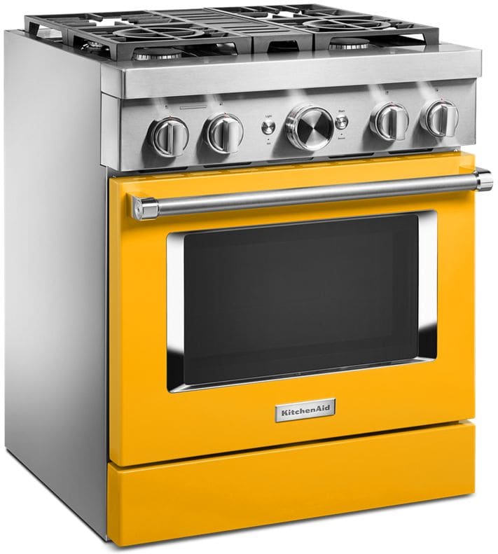 KitchenAid KFDC500JYP 30 Inch Freestanding Dual Fuel Smart Range