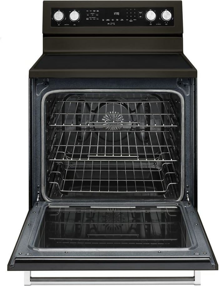 KitchenAid KFEG500EBS 30 Inch Freestanding Electric Range with 5
