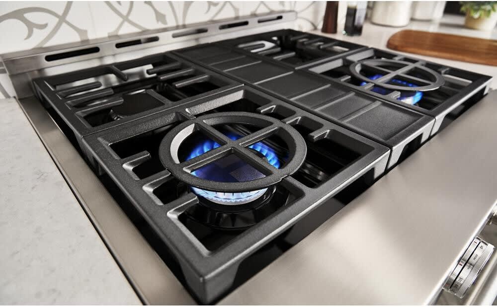 KitchenAid KFGC500JAV 30 Inch Freestanding Gas Smart Range with 4