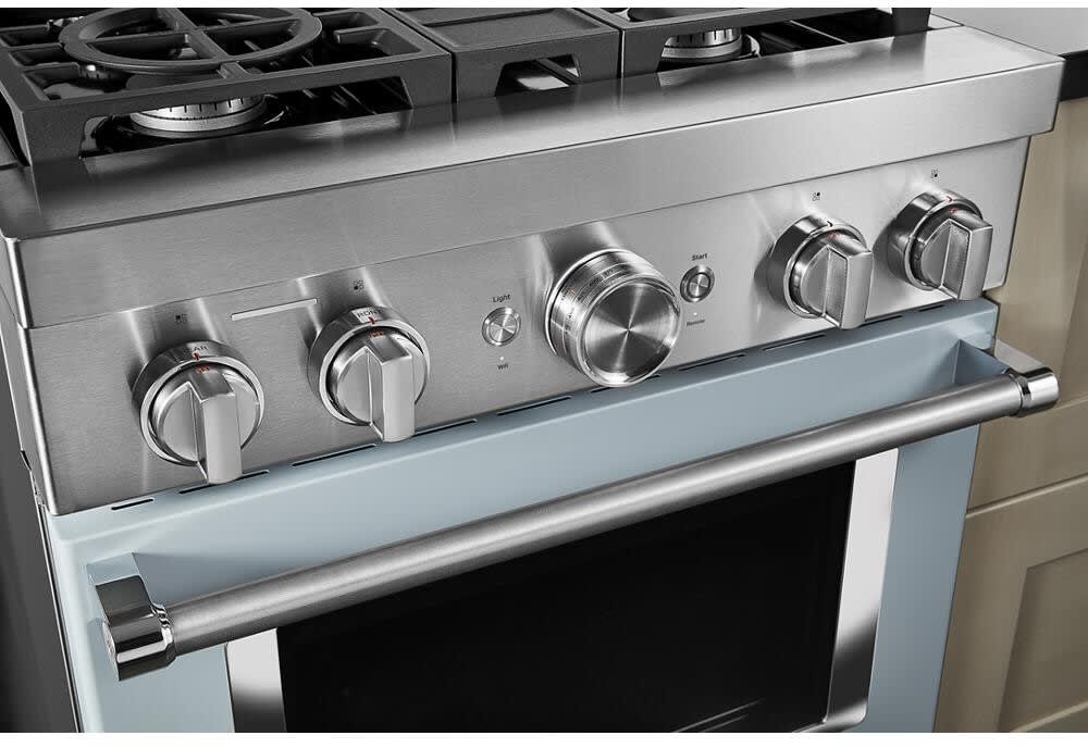 KitchenAid KFGC500JMB 30 Inch Freestanding Gas Smart Range with 4