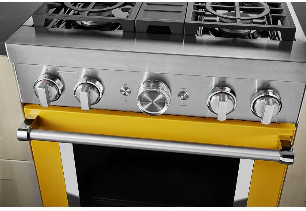 KitchenAid KFGC500JYP 30 Inch Freestanding Gas Smart Range with 4