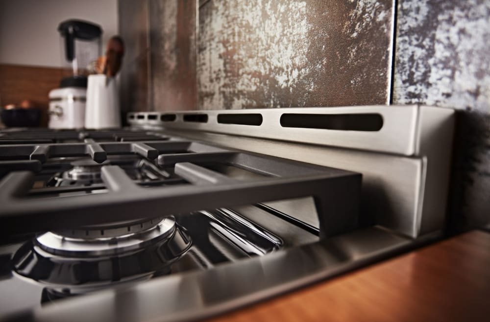 KitchenAid KFGC506JMH 36 Inch Smart Commercial Style Gas Range with 6 Sealed Burners, 5.1 Cu. Ft