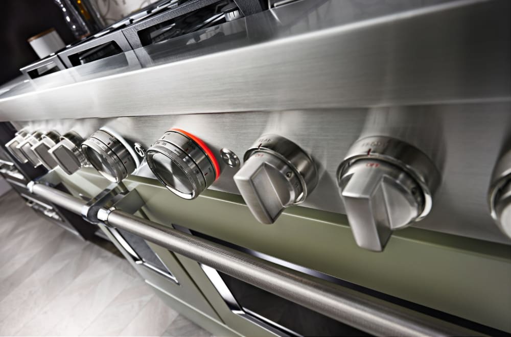 KitchenAid KFGC558JAV 48 Inch Smart Commercial Style Gas Range with 6