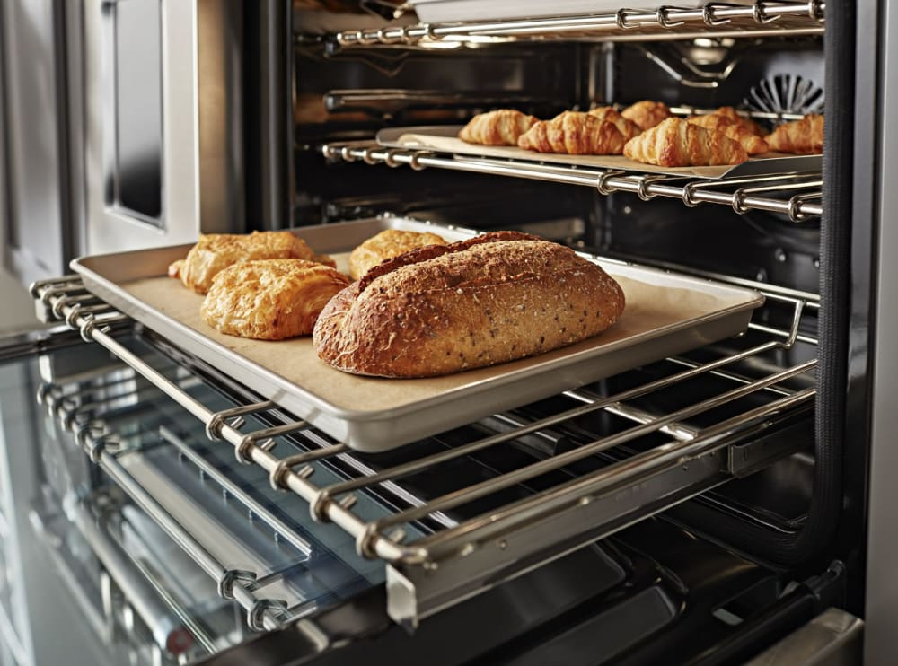 KitchenAid KFGC558JPA 48 Inch Smart Commercial Style Gas Range with 6