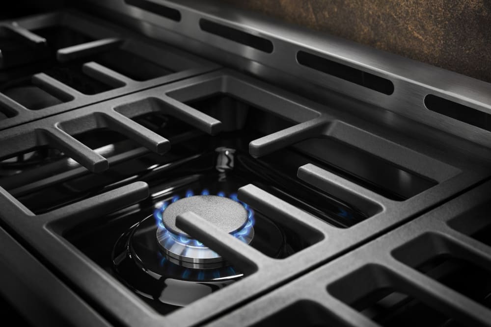 KitchenAid KFGC558JYP 48 Inch Smart Commercial Style Gas Range with 6