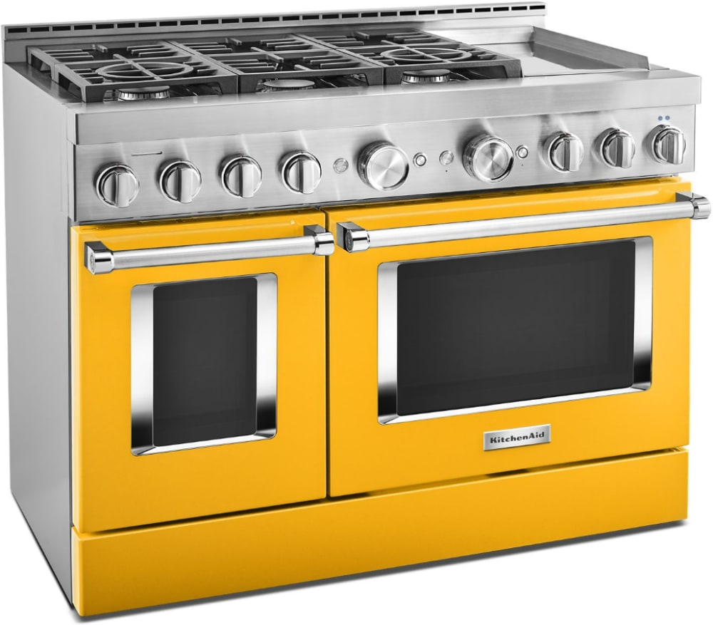 KitchenAid KFGC558JYP 48 Inch Smart Commercial Style Gas Range