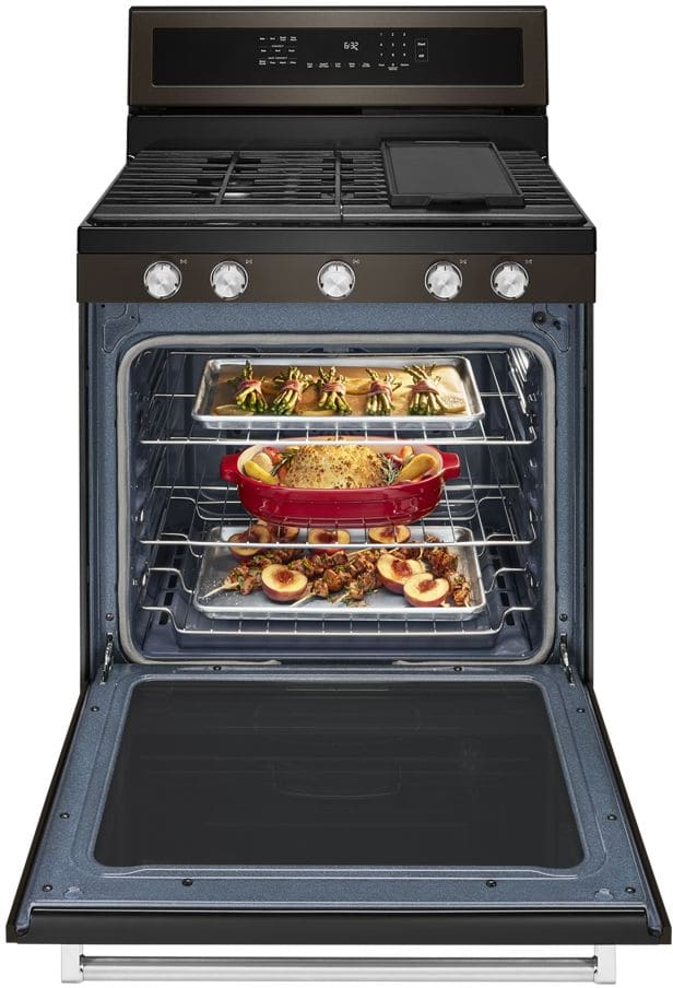 KitchenAid KFGG500EBS 30 Inch Freestanding Gas Range with 5 Sealed