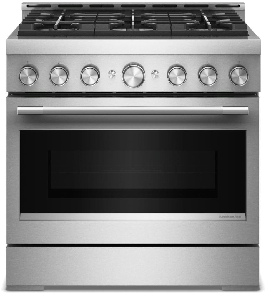 KitchenAid KFGS936SSS 36 Inch Freestanding Commercial-Style Gas