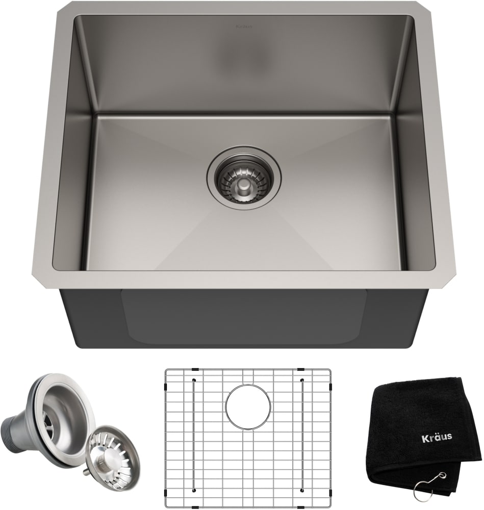 Kraus KHU10121 21 Inch Undermount Stainless Steel Kitchen Sink