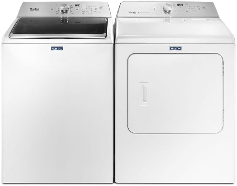 Maytag MAWADREW121 SidebySide Washer & Dryer Set with Top Load Washer