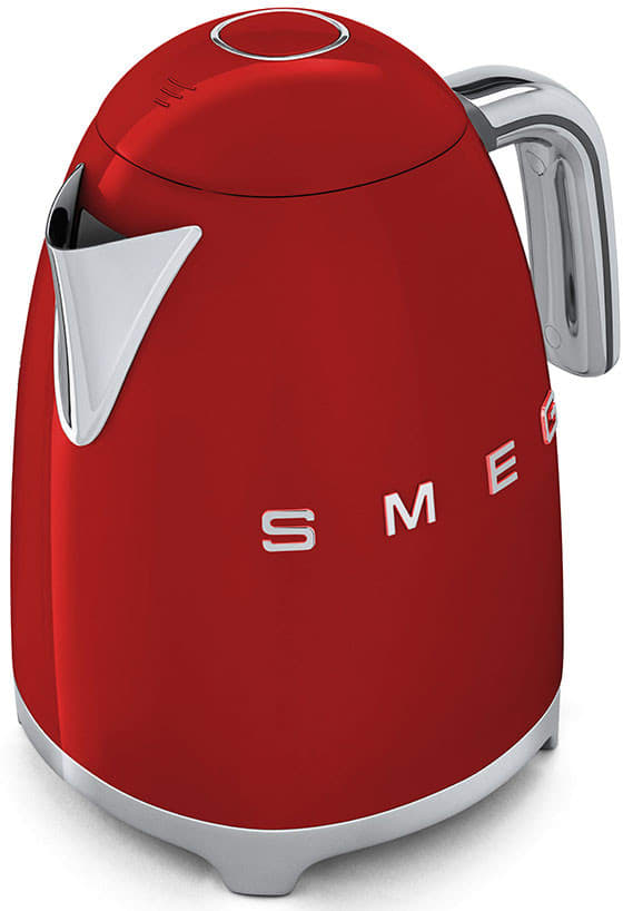 Smeg KLF01RDUS Electric Kettle with 56 oz. Capacity, SoftOpening Lid