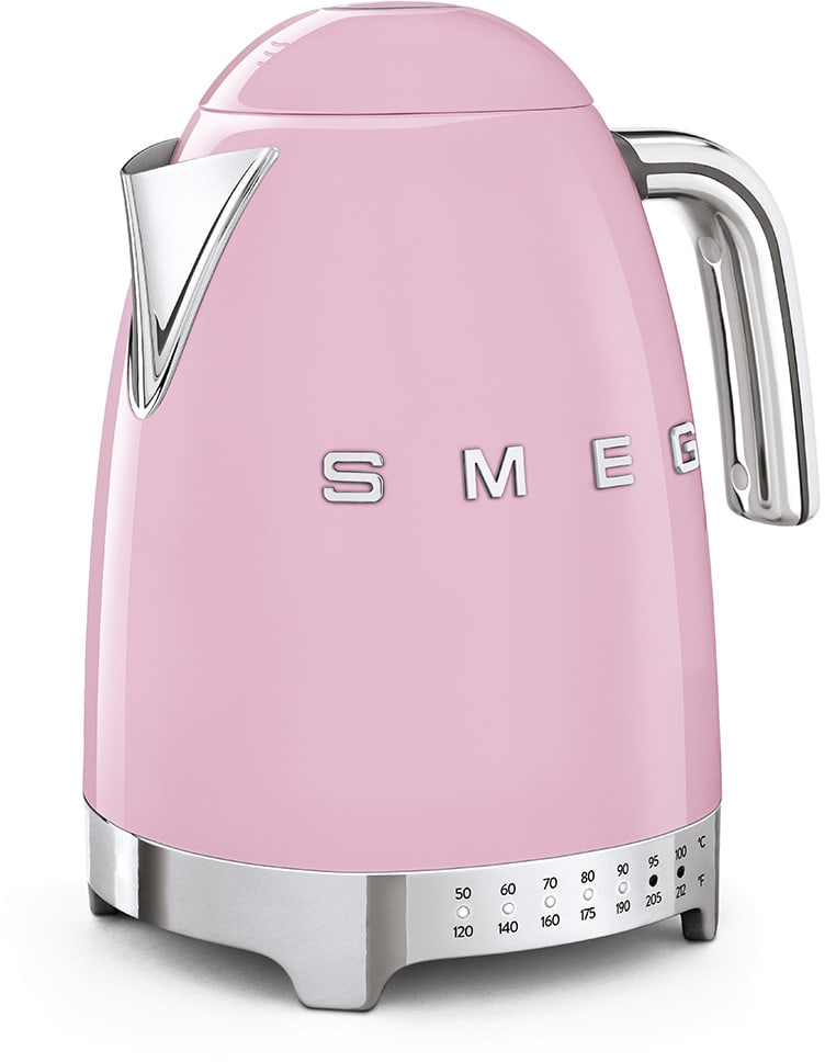 Smeg KLF04PKUS Electric Variable Temperature Kettle with 56 oz