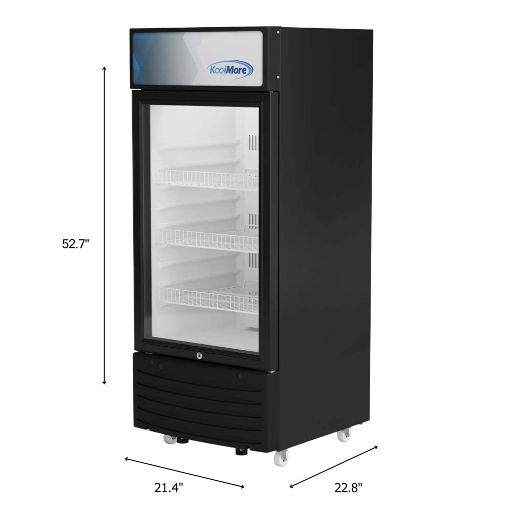 Koolmore KMMDR1D6C 22 Inch Freestanding Single Door Commercial