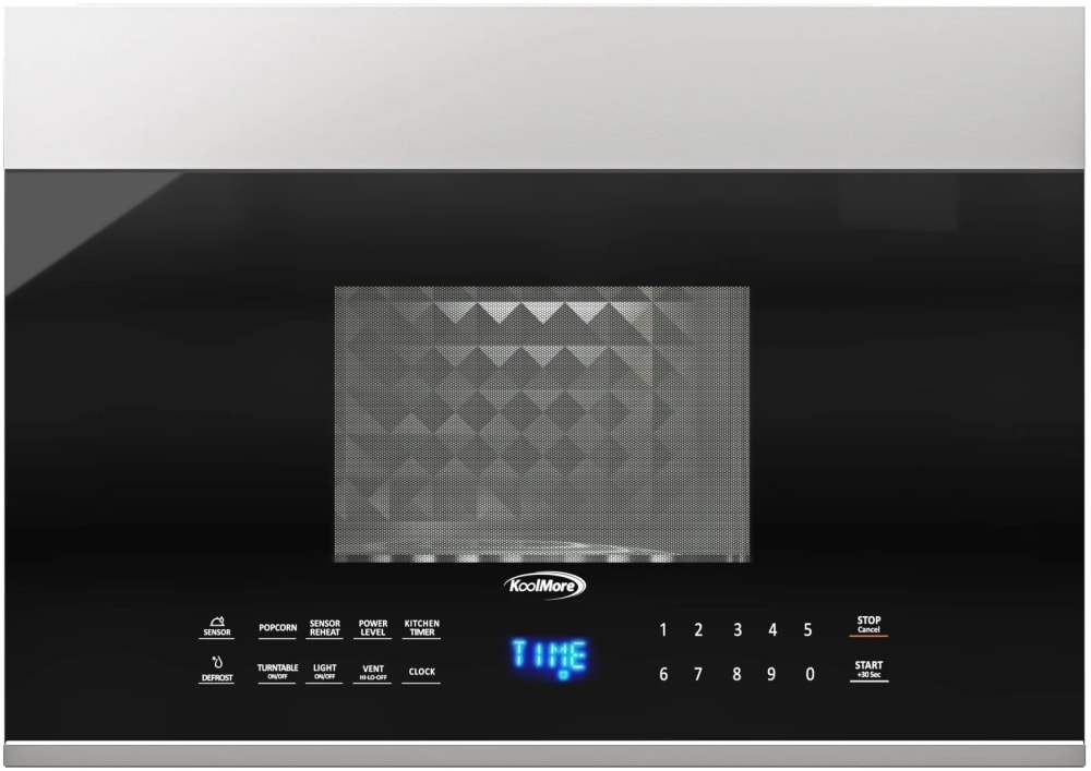 Koolmore KMMOTOP1SS 24 Inch Over the Range Microwave with 1.3 cu