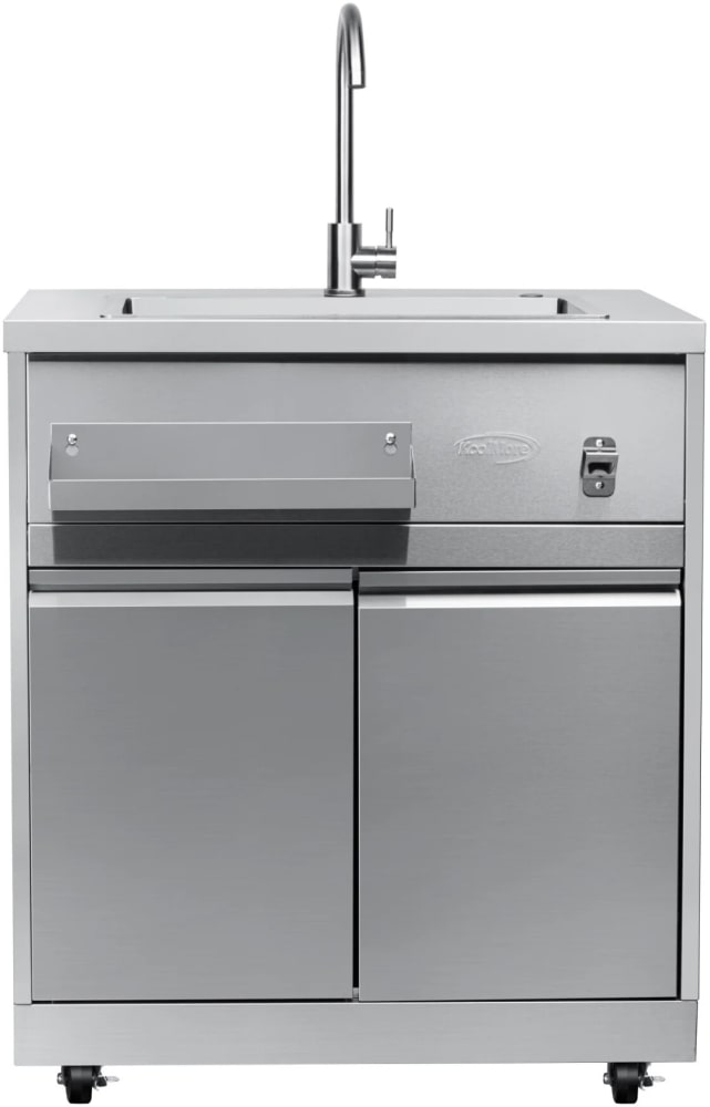 Koolmore KMOKSSWC 32 Inch Outdoor Kitchen Sink with Cabinet in
