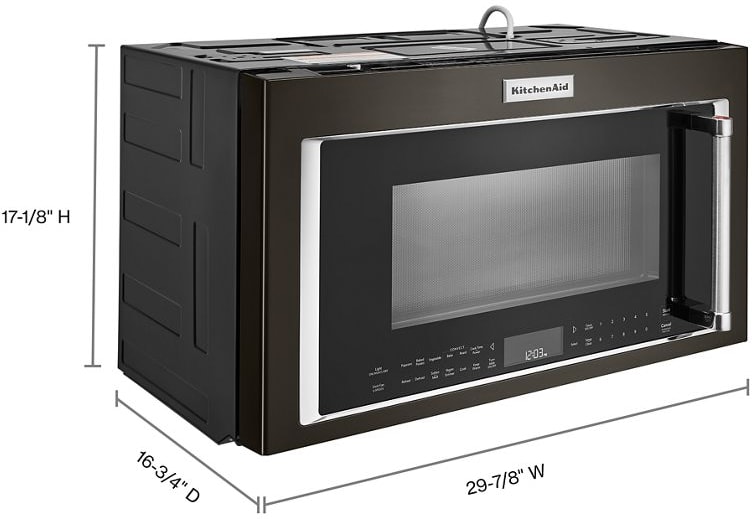 KitchenAid KMHC319EBS 30 Inch OvertheRange Convection Microwave with
