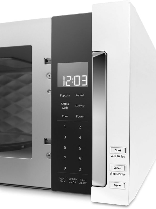KitchenAid KMLS311HWH 30 Inch OverTheRange Microwave with 1.1 cu. ft
