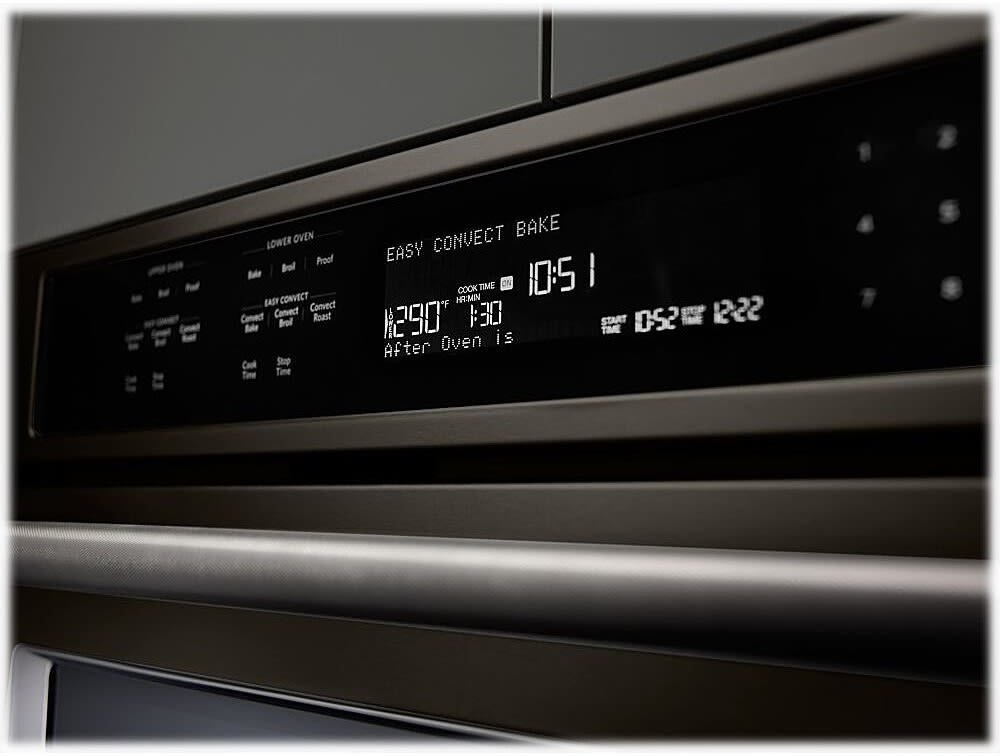 KitchenAid KODE500EBS 30 Inch Double Convection Electric Wall Oven with