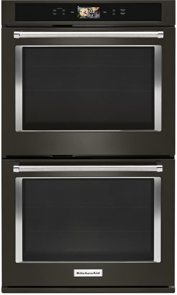 KitchenAid KODE900HBS 30 Inch Double Convection Smart Electric Wall
