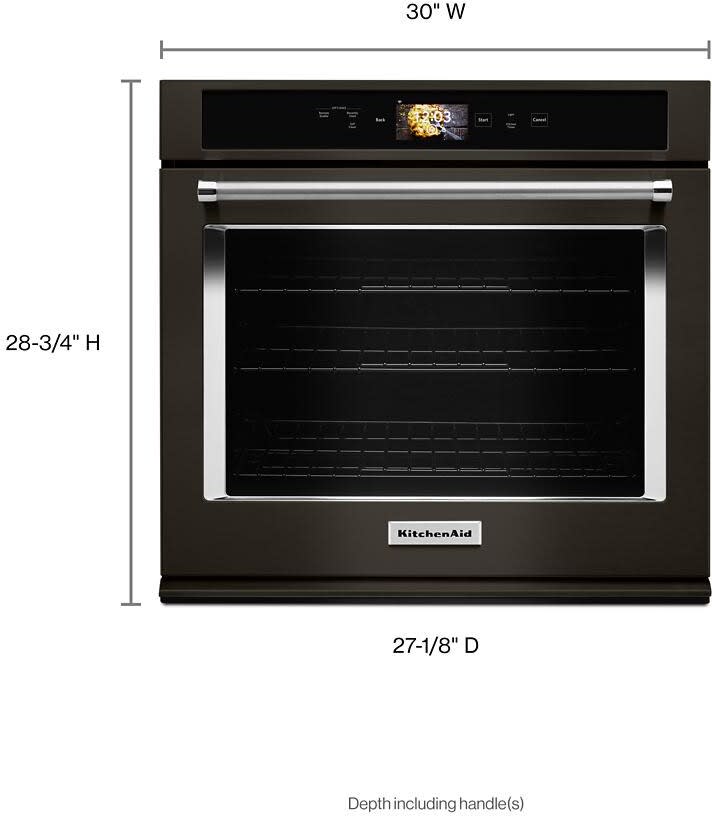 Kitchenaid wall oven 27 best sale inch